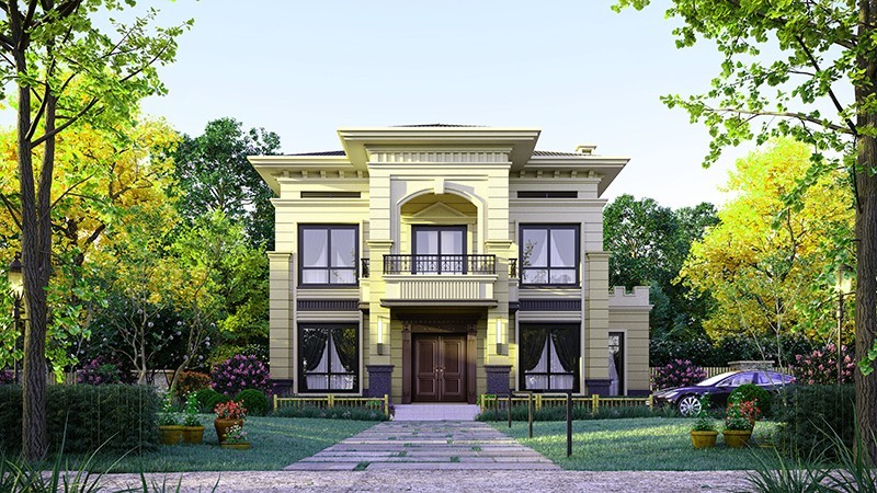 松江中式合院住宅，开放庭院与邻里乡亲更亲近